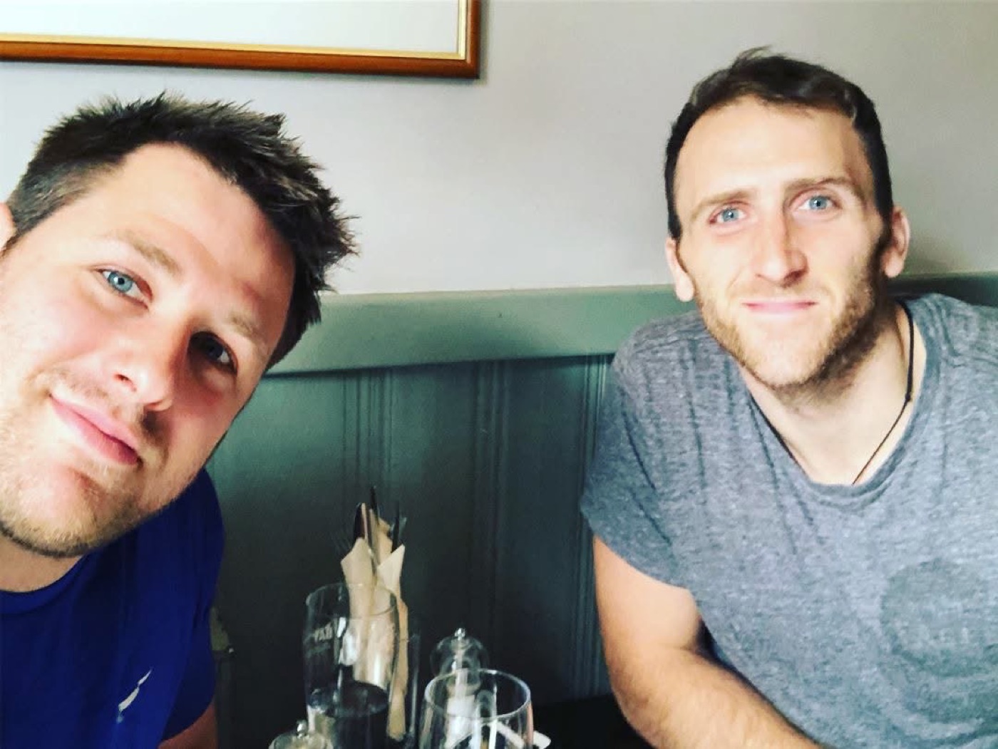 Nick and Alex, founders of Pop Up Bar UK